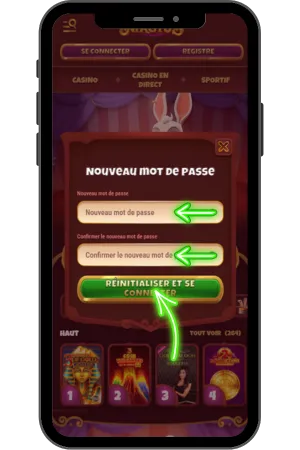 Nouvelle connexion