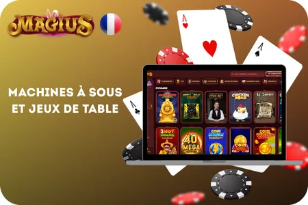 Machines à sous et jeux de table